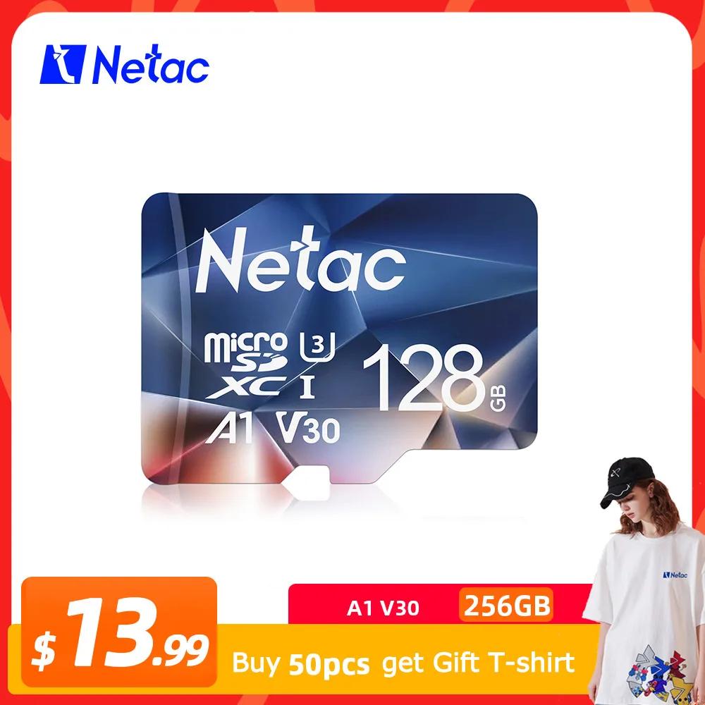 Netac ũ SD ޸ ī  ī, Ÿڱ׷ ͸, 128GB, 512GB, 256GB, A1, U3, V30, C10